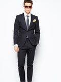 Slim Fit Suit In black