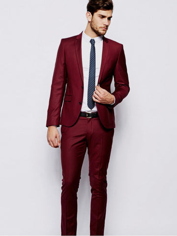 Slim Fit Suit In black