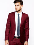 Slim Fit Suit In Sharkskin