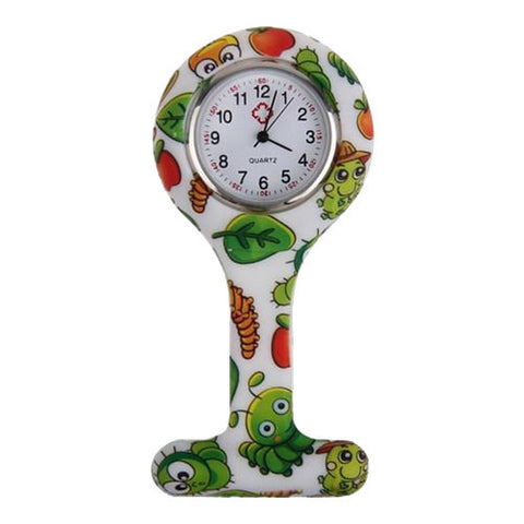 Nurses Patterned Silicone Fob Watch