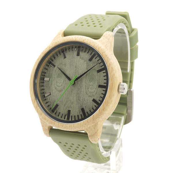 Wooden Watch - Green