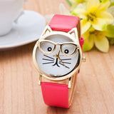 "Cat Lovers" Watch - Red - Beautifiable - 4