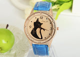 Black Cartoon Cat Watch Offer - Blue - Beautifiable - 3