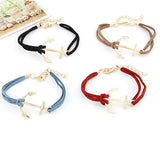 **FREE** Anchor Leather Bracelet -  - Beautifiable - 6