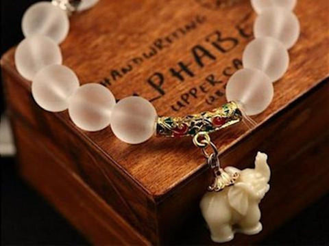 **FREE** Elephant Stone Frosted Bracelet