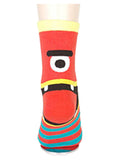 Funny Cartoon Socks - Red - Beautifiable - 9