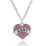 **FREE** Crystal Heart Pendant - AUNT Pink - Beautifiable - 2