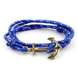 **FREE** Anchor Rope Bracelet - Blue - Beautifiable - 1