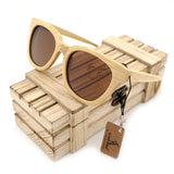 Handmade Wooden Sunglasses - Brown - Beautifiable - 2